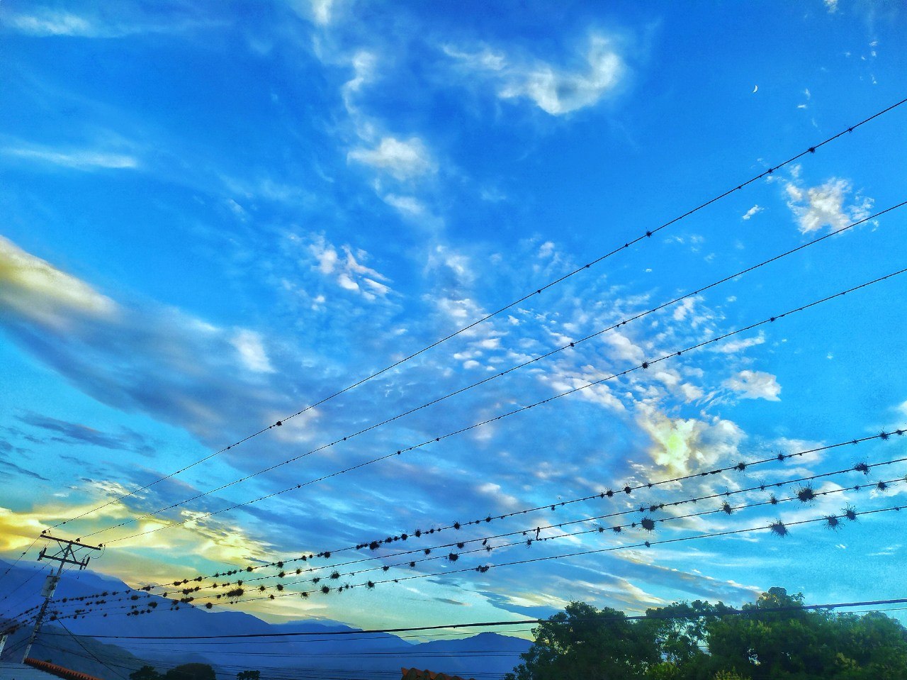 Fotografía del cielo capturada por hobbie